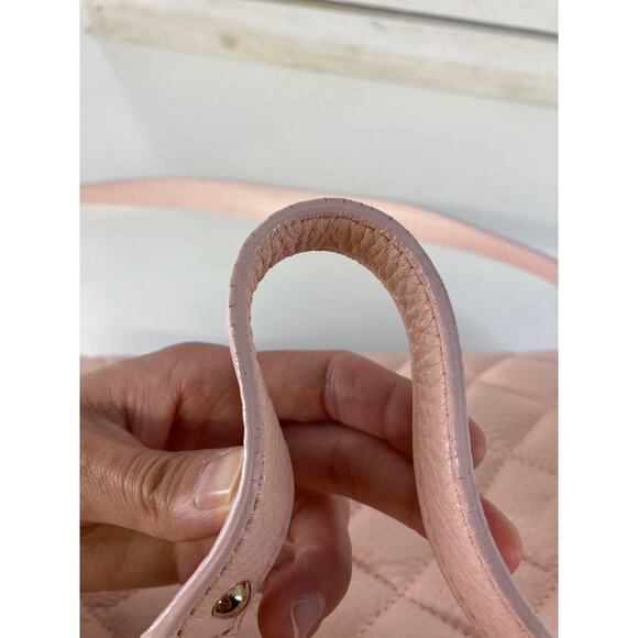 KATE SPADE PINK PUFFED QUILTED LEATHER CROSSBODY BAG (ASIS) - Picture 15 of 16